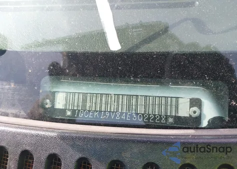 2004 Chevrolet Silverado 1500 Work Truck from USA, damaged, VIN 1GCEK19V84E302228